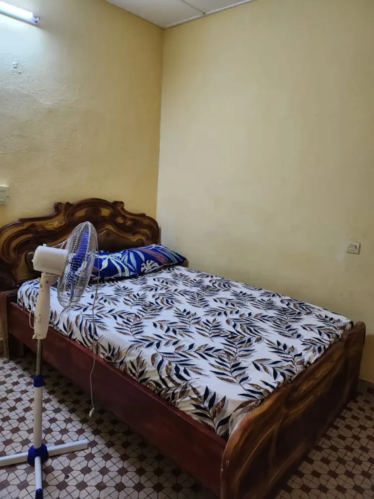 Chambre ventilée et climatisée