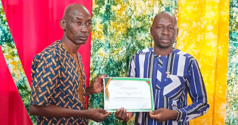 Seydou Boro récompensé pour son engagement dans l’éducation au Burkina Faso